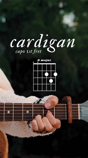 cardigan | Taylor Swift Guitar Chords (how Taylor plays it) | Guitar Goddess