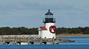 Here are 5 Cape Cod lighthouses with festive holiday decorations