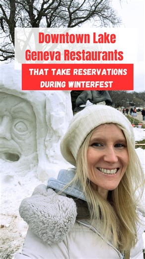 Winterfest weekend means downtown Lake Geneva restaurants fill up fast 💨 My family’s been in the Lake Geneva area since the 1930s and after years of doing Winterfest here’s the insider scoop…not many restaurants take reservations, which can mean a wait during busy events. Here is a list of 5 fabulous spots that do take reservations (and I recommend you make them in advance): 🍽️ Lake City Social @lakecitysociallakegeneva Burgers salads wraps steaks and pastas. A great all around option for grou