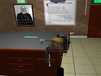 Mechanical Equivalent of Heat - Interactive 3D Lab