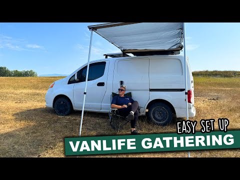 Easy Vanlife Set Up For Gathering With Friends | Camp Cooking & Creating Space