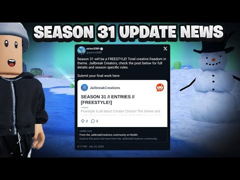 NEW Roblox Jailbreak Season 31 Update News! 🎨 (Freestyle Theme)