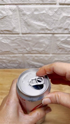 Can opening hack that makes opening drink cans quick and easy.#shorts