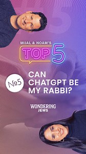 WJ Top 5: #5: Can ChatGPT replace my rabbi? Join Mijal and Noam as they discuss the evolving role of a rabbi in modern society, the potential of AI, and what it means to be authentic and empathetic leaders. Tune into the Wondering Jews podcast to explore these thought-provoking topics and more @ jewishunpacked.com #linkinbio #JewishUnpacked #WonderingJews #RabbiRole #AI #JewishCommunity #Podcast | Unpacked Media