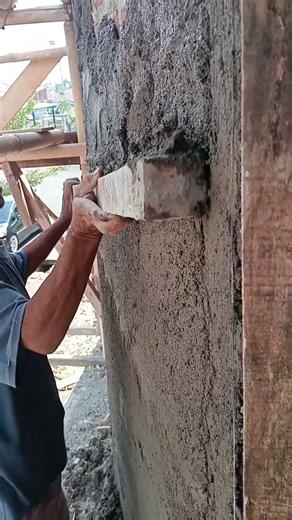 plaster👍How to level cement and sand plaster for walls.