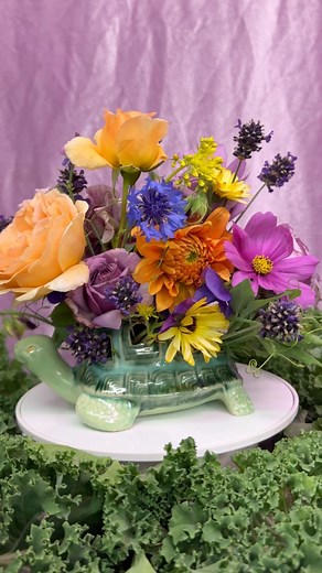 14K views · 493 reactions | this gentle turtle queen just crawled out of the kiln and is totally flourishing with flowers ✨new work is slowly but surely peeking out of its shell, and it’s all coming your way on J ᑌ ᒪ Y ퟡ 퓽퓱 ✨ can’t wait to show you everything I’ve been working on!!!✨#ceramics #potteryvids #satisfyingvideo #turtlelove | Make Good Choices | Facebook