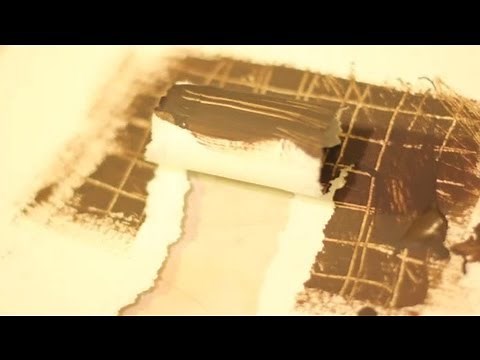 Distressed Canvas Painting Technique : Art Lessons