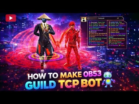FF GUILD TCP BOT FREE 😱 | NEW GUILD TCP BOT OB51 😎 | FREE FIRE TCP BOT 😬 | EMOTE BOT🗿