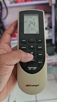 UNLOCK YOUR MIRAGE X3 MINI-SPLIT CONTROL #mirage #airconditioner #tutorial #hvac