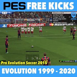 Free kicks have come a long way in Pro Evolution Soccer since 1999 👀 | Dream Team Gaming