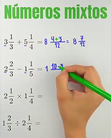 ✅ Aprende a operar números Mixtos ✅ | Juegos Matemáticos