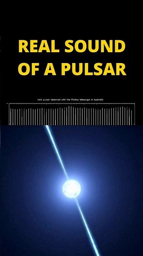 The Real Sound of a Pulsar 🔊 A Star’s Heartbeat in Space!