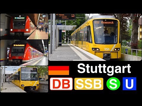 S Bahn & U Bahn in Stuttgart