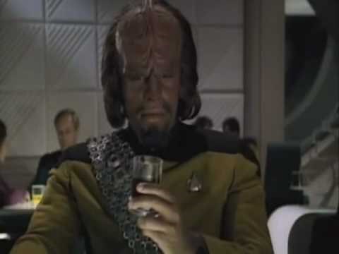 Worf's Prune juice Commercial.