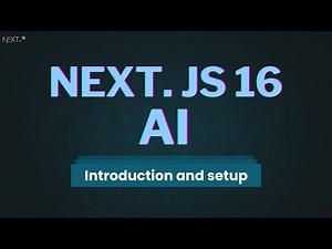 Next.js 16 & AI Tutorial 1 - Introduction & Setup