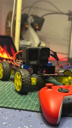 Reddix Robotics on Instagram: "DAY 5: Keyboard was cool… but THIS is better 🎮🔥 Today I connected an Xbox controller to my Raspberry Pi robot using ROS — fully wireless control. Driving this feels unreal. Tomorrow: I give the robot EYES 👀 #robotics #raspberrypi #xboxcontroller #rosrobot #deliveryrobot #techseries #buildinpublic #gamingtech #robotstartup #makersgonnamake #diyrobot"