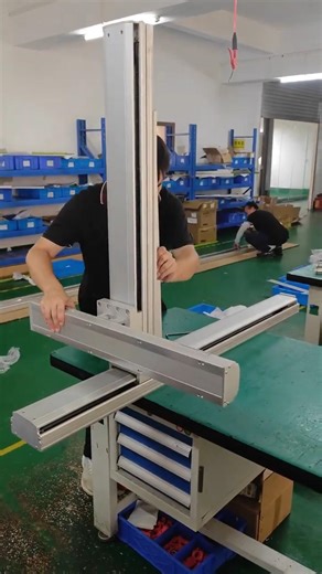 custom xyz 3 axis cartesian robot, linear motion actuator system #industrial #automation #factory