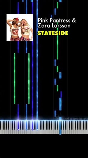 PinkPantheress & Zara Larsson - Stateside 🎹✨ #piano #midi