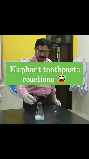 3.9K reactions · 29 shares | Elephant toothpaste reactions #reels #chemicals #science #reelsfb #reelsvideo #followers #chemistry #education #experiment | Asif Umer | Facebook