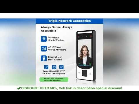 4.5 inch Face Palm Vein Card Biometric Access Control System Cloud Time Attendance Terminal WiFi