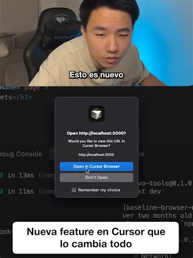 Esta nueva feature tiene mucho potencial #cursor #desarrolloweb #javascript