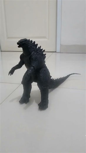 Godzolla 2014 Stop Motion test with Godzilla 1993 SFX sound