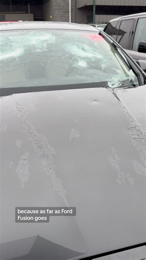 Has your girlfriend ever been this angry? Check out this 2018 Ford Fusion Titanium. #fordfusion #angrygirlfriend #exwife #brokenglass #junkyard #autopartscity | Auto Parts City, Inc.