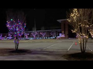 Baker Place Elementary student-made Christmas Light Show
