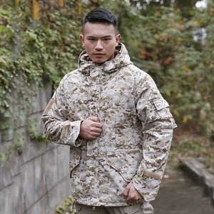 [Hot Item] Tactical Digital Desert Camouflage Color Waterproof Combat Jacket