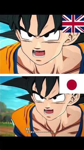 Japanese Goku Voice Acting is Messed up...😭 (Japanese vs English) 😂 #dragonballzsparkingzero