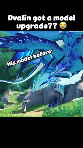 Anything but fixing old charas 🥀😭 #genshinimpact #genshin #durin #flins #shorts