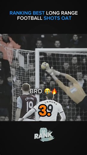RANKING THE MOST RIDICULOUS LONG RANGE GOALS EVER😭🔥 #football #soccer #highlights
