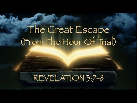 Bible Prophecy | The Great Escape (Hour Of Trial) | Revelation 3:7-8 | 09-02-2025 | Pastor Joe