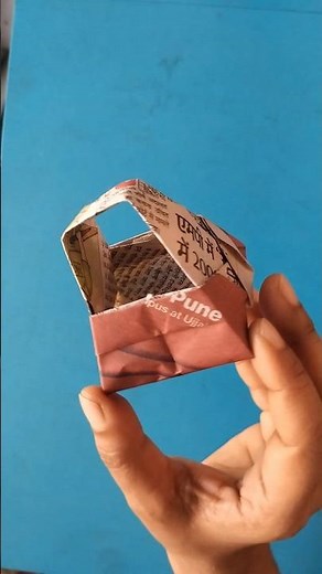 Diy paper basket / easy origami basket tutorial / school craft /how to make paper basket/craft