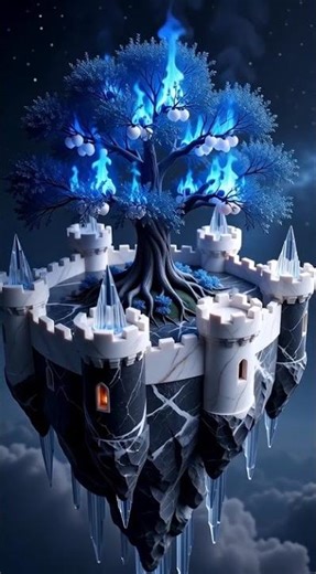 The Blue Flame Tree and Ice Castle
