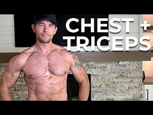15 Minute Dumbbell Chest & Triceps Workout At Home
