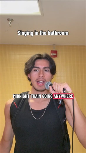 Singing Don’t Stop Believing In The Bathroom #dontstopbelieving #singing