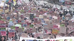 Tens of thousands in South Korea protest lack of climate progress