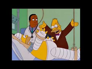 Homer Gets Run Over | The Simpsons