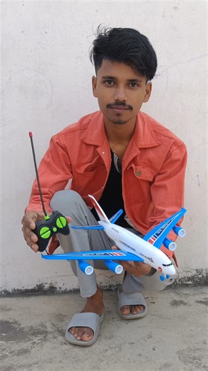 Remote Control Rc Airbus 🤩 #unboxing #rc #rccar #shortvideo #airbus #airplane