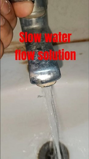 Low Water Flow from Tap? Watch This || How to fix faucet with Low water pressure #shorts #diybyajay
