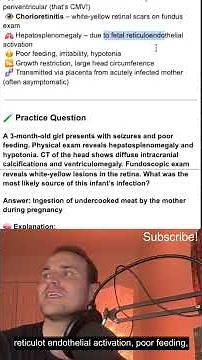 Step 1 - Toxoplasmosis TORCH infection