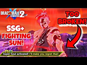 SSG + FIGHTING SUN GIVES YOU THE MOST BROKEN BASIC ATTACK IN THE ENTIRE GAME!-DRAGONBALL XENOVERSE 2