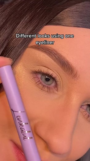 1.8M views · 10K reactions | How to make 6 different eyeliner styles with 1 eyeliner! #followformore #makeup #graphic #egirl #model #anime #funny #tutorial #doll #love #fashion #skincare | Iredefh | Facebook