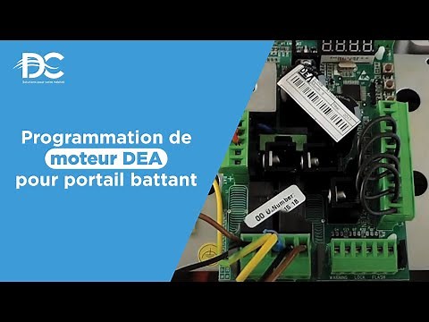 Programmation moteur DEA pour portail battant