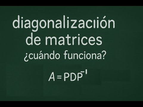 [27/30] Diagonalización de matrices 🎯 | ¿Cuándo se puede hacer y por qué?