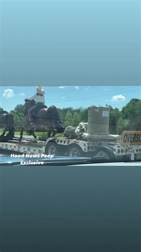 Your Amazon package is out for delivery. I-10 east in Baytown. A Hood News Peep sent this in. Probably going where the big bull from I-45 was going. | Grizzy's Hood News