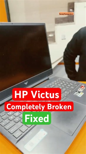 HP Victus Hinge Break Repair | Body Damage Fix | Complete Restoration Tutorial #shorts