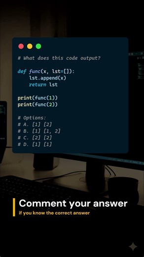 This Python Default Argument is EVIL! 😈 #python #coding