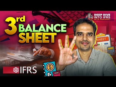 3rd Balance Sheet as per IFRS